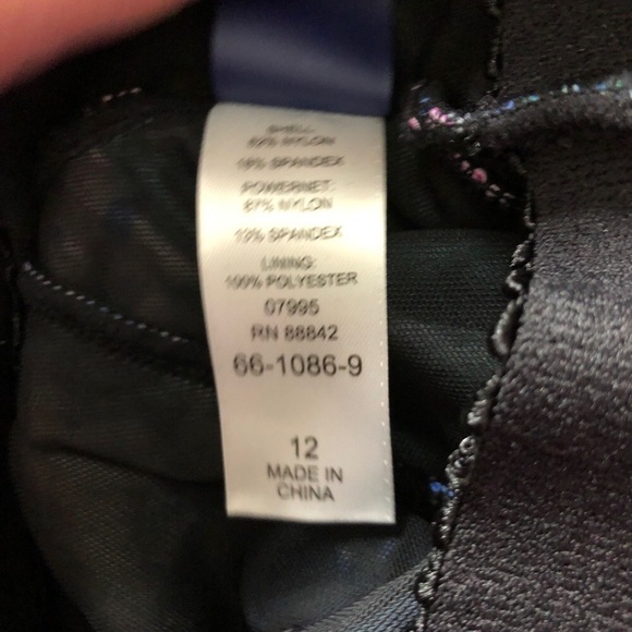 SWIMSUIT- NWT - Multi-Color Floral One-Piece Swimsuit - Size 12 - Picture 8 of 8